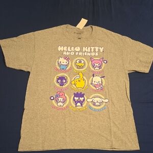 Sanrio Gray Hello Kitty and Friends T-Shirt